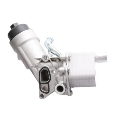 Imagem de MITZONE Kit adaptador de montagem do filtro do refrigerador de óleo do motor com inserção de filtro de tampa de juntas compatível com 2011-2018 Turbo Chevrolet Cruze Sonic Trax Buick Encore OE