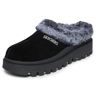 Imagem de Skechers Women's Fortress Clog Slipper,Black,8.5 B - Medium