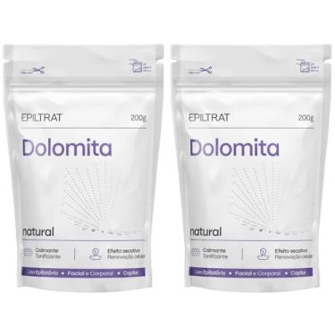 Imagem de Kit 2X Dolomita Epiltrat Natural Calmante Renovação Celular Facial Corporal Rosto Labotrat 200g