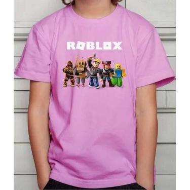 Imagem de Camiseta Camisa Infantil Juvenil Gamer Roblo ox Menino Menina 100% Alg