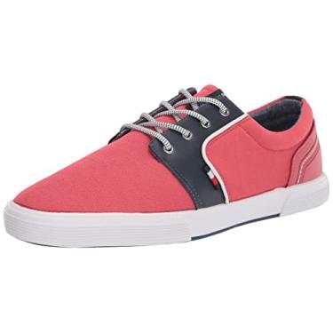 Imagem de Tommy Hilfiger Tênis masculino Pimmen, Vermelho crenberry, 13