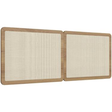 Imagem de Cabeceira Cama Box Casal Queen Painel Com Telinha 160cm Moss A03 Hanover - Lyam Decor