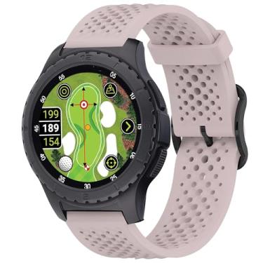 Imagem de Compatível com pulseiras de relógio SkyCaddie, pulseira de silicone de liberação rápida com fivela de metal compatível com relógios inteligentes SkyCaddie LX2, LX5, LX5C, 20mm size band, Nylon, Sem
