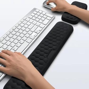 Imagem de Suporte Ergonômico de Pulso, Espuma de Memória, Antiderrapante, Suporte Pulso Teclado e...