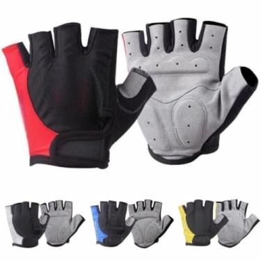 Imagem de Luva Moto, Par de Luvas Gel para Ciclismo, Dedo Curto para Bike, Academia(Sortido,M)