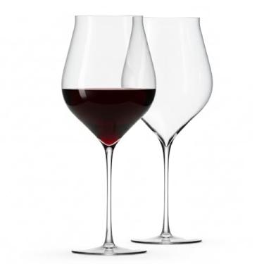 Imagem de Holmegaard Notas Taça de vinho tinto, transparente, 27 cm A x 8 cm P, 776 g - Conjunto de 2