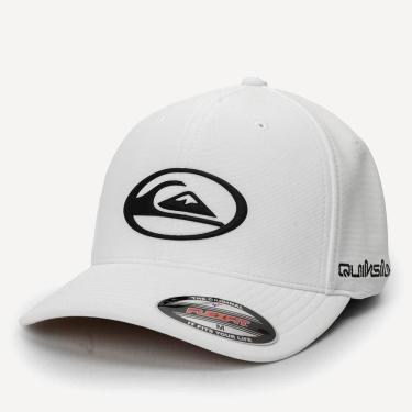 Imagem de Boné Quiksilver Aba Curva Domed Logo Checker SM26 Branco