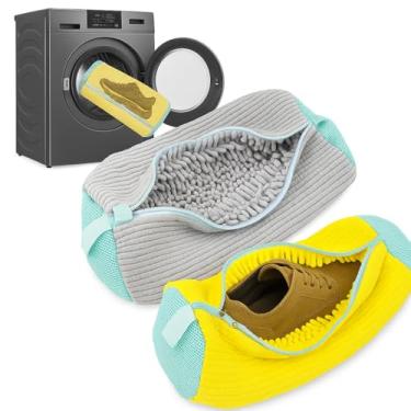Imagem de Bolsa para Lavar Tênis na Máquina – Proteção e Praticidade, Saco Lavável com Zíper Resistente