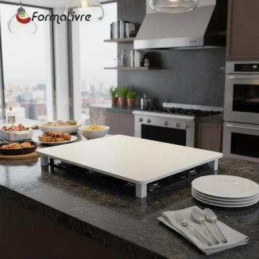 Imagem de Tampa para Cooktop Electrolux 5 Bocas KE 9DX 86 X 51 cm Branco Laca - 
