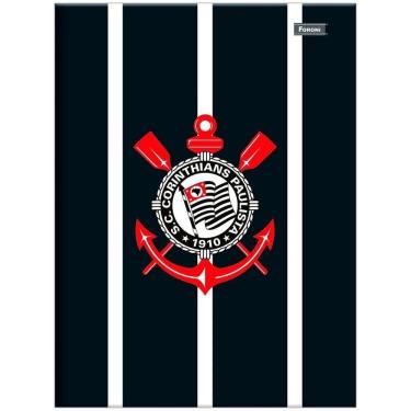 Imagem de Caderno 1/4 Brochura 80 Folhas Corinthians Capa 1 - Jandaia