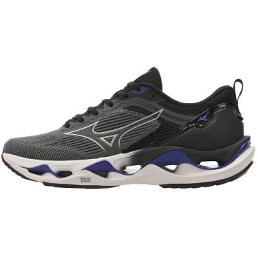 Imagem de Tênis de Corrida Mizuno Wave Stratos 3 Masculino, Cinza, 38