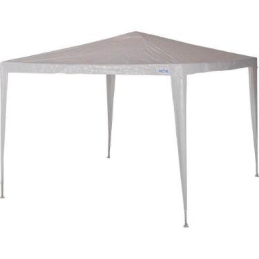 Imagem de Gazebo Ráfia Branco 3x3m - 3537 - MOR, Branco, 3x3m