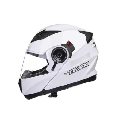 Imagem de Kit Capacete Texx Escamot Gladiator V3 Branco Com Luva New Shoot Preta 4Xl - Segurança E Estilo Para Motociclistas