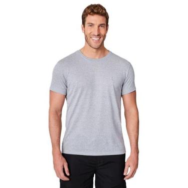 Imagem de Camiseta Slim Malha Pêssego Reserva, GGG, Cinza