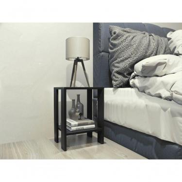 Imagem de Mesa De Cabeceira Mesa De Apoio Mesa Auxiliar Mesa Lateral Preto