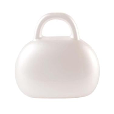 Imagem de BCVWQXA Bolsa feminina de acrílico branco pérola bolsa de mão de acrílico para noite para festa de formatura de casamento, Pérola branca