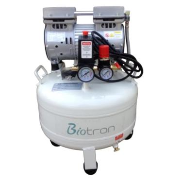 Imagem de COMPRESSOR DE AR ODONTOLOGICO ISENTO DE ÓLEO BIOTRON 25L, 58db, 550W
