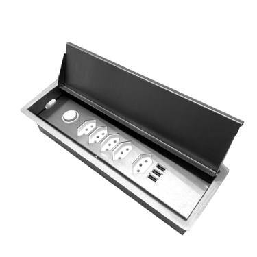 Imagem de Porta-Tomadas 5 Tomadas 10am + 3 Entradas para USB Cozix