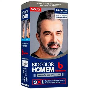 Imagem de Tonalizante Homem Redução Grisalhos Bozzano Biocolor