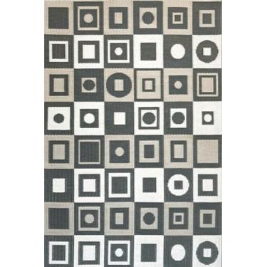 Imagem de Mad Mats Tapete quadrado cinza carvão 1,8 m x 2,5 m - plástico reciclado, reversível e resistente a UV