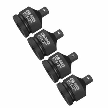 Imagem de HARFINGTON Adaptador de soquete de impacto fêmea de 2,5 cm para 1/5.1 cm macho redutor de acionamento quadrado padrão SAE CR-MO conversor de aço, chave de impacto, chave catraca, disjuntor, barra de
