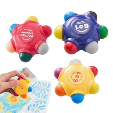 Imagem de Lápis laváveis, Lápis infantis laváveis - Lápis de desenho para pintura infantil com borracha,Lápis de cor e desenho de Doodle apagáveis para meninos e meninas de 2, 4, 6, 8, 10 anos