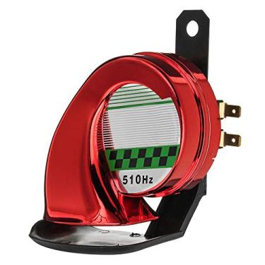 Imagem de Sirene de Ar Elétrica Alto Som Universal 12V 130DB para Carro Moto Motocicleta Caminhão Barco com Plástico ABS Baixo Consumo Energia Bom Desempenho Instalação Simples