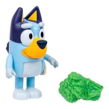 Imagem de Boneco Colecionável 6Cm Bluey - Bluey Com Brócolis - Candide