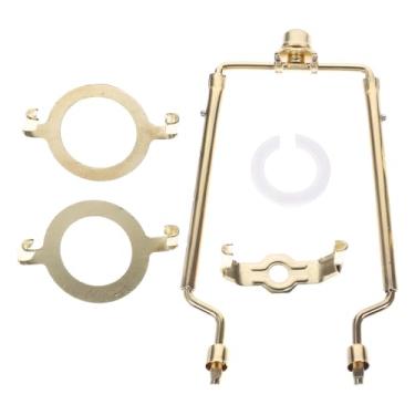 Imagem de DIYEAH 1 Conjunto de Suporte de Abajur Com Haste, Adaptador Ajustável para Cúpula, Suporte de Ferro Dourado para Abajur de Mesa, Compatível Com Cúpulas de 9" a 12"