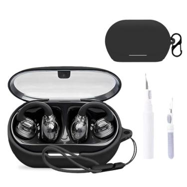 Imagem de Capa protetora para fone de ouvido JBL Soundgear, capa protetora para fone de ouvido NOUKAJU (com mosquetão + cordão + caneta de limpeza) à prova de quedas, arranhões, à prova de choque, capa para