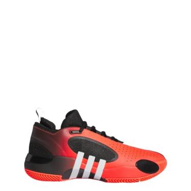 Imagem de adidas D.o.n. Issue 5 Tênis masculino, Vermelho solar/branco nuvem, preto, 44