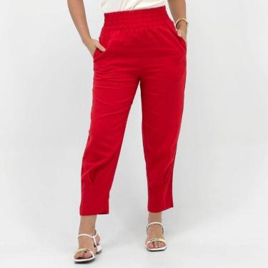 Imagem de Calça Hering em Tecido Reta Feminina-Feminino