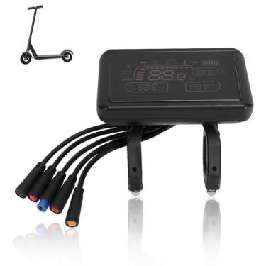 Imagem de Medidor de Bicicleta Elétrica Com Indicador de Modo de Potência de Engrenagem de Velocidade, Painel de Velocímetro de Bicicleta à Prova D'água - de Acessórios de