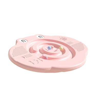 Imagem de oshhni Prancha de Equilíbrio Sensorial Infantil com Bola de Equilíbrio para Crianças de 3 a 8 Anos - Ideal para Parques, Ambientes Internos e Externos, Rosa