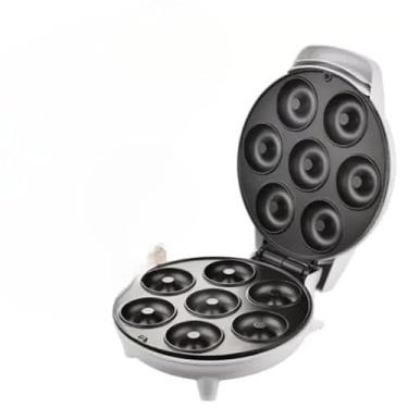 Imagem de MáQuina De Donuts PortáTil – Mini MáQuina De Donuts, A Escolha Ideal Para O Café Da Manhã E Lanches(Branco)
