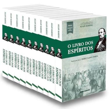 Imagem de Kit O Livro dos Espíritos - Normal - 10 Livros Novos - EDICEL