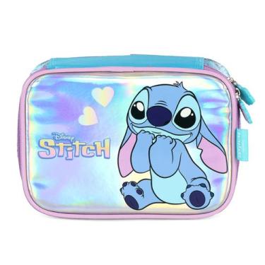 Imagem de Estojo Escolar Grande Box Bolsinha Porta Lapis Lilo Stitch - Luxcel, A