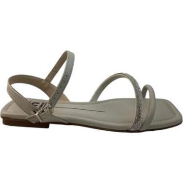 Imagem de sandália Moleca Rasteira Flat Tira Brilho Feminina-Feminino