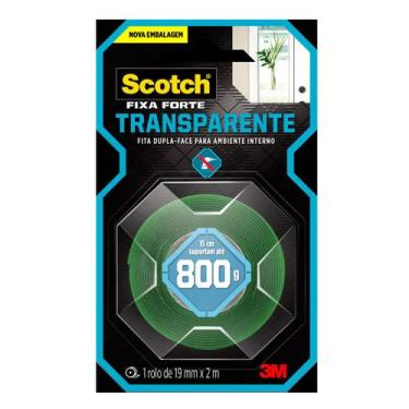 Imagem de Fita dupla face, fixa forte, transparente hb004419881 - 3M