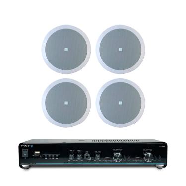 Imagem de Kit Amplificador Slim 2500 G5 Frahm + 4 Arandelas 6co2r