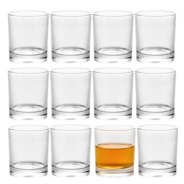 Imagem de Jogo 12 Copo Baixo Para Whisky Caipirinha Suco Cristal Wolff 350ml