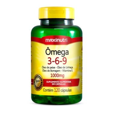 Imagem de Ômega 3-6-9 (Peixe/Linhaça/Borragem/Vit. E) 1000Mg - 120 Cáps., Maxinutri