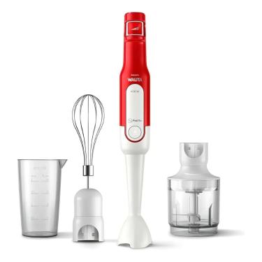 Imagem de Mixer Philips Walita Ri262242 400w 3 Em 1 Vermelho e Branco