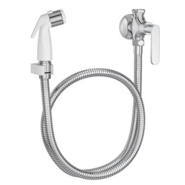 Imagem de Ducha higiênica Registro e Derivação Cromada Flex Plus Deca
