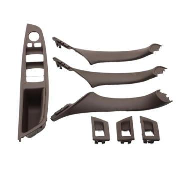 Imagem de Conjunto de maçaneta interna para porta interna de carro, apoio de braço, compatível com BMW Série 5 F10 F11 523i 525i 528i 530i LHD RHD(LHD Moka)