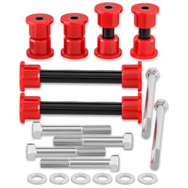 Imagem de Kit de buchas dianteiras Club Car Precedent com parafusos, suspensão de carrinho de golfe 102289901 para precedente 2004-up, mola inferior dianteira e buchas e mangas de poliuretano de braço superior