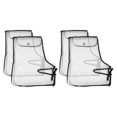 Imagem de Alipis 2 pares de luvas de plástico para guidão de motocicleta, muffs de inverno, à prova d'água, scooter, protetores de mão, à prova de vento, snowmobile, alça para motocicleta, capa para aquecedor