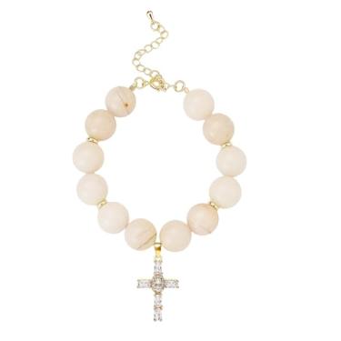 Imagem de Jovialpixie Pingente de ouro 14k CZ e colar de contas acessórios para bonecas de 15 a 18 cm com corrente ajustável, acessórios de figura de resina Kawaii, série de fantasia e adereços de foto (caixa