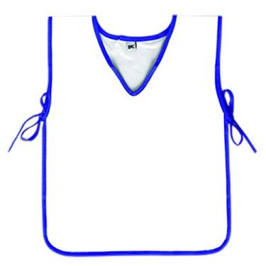 Imagem de Avental Escolar Infantil Branco Azul Dac