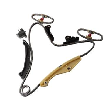 Imagem de Riyhch Kit de corrente de distribuição do motor com guia tensor, para Lincoln MKS MKX MKZ, para Ford Edge Explorer F-150 Mustang Flex Taurus Transit Police Interceptor Sedan, 2011-2019, 3,5L 3,7L, 9